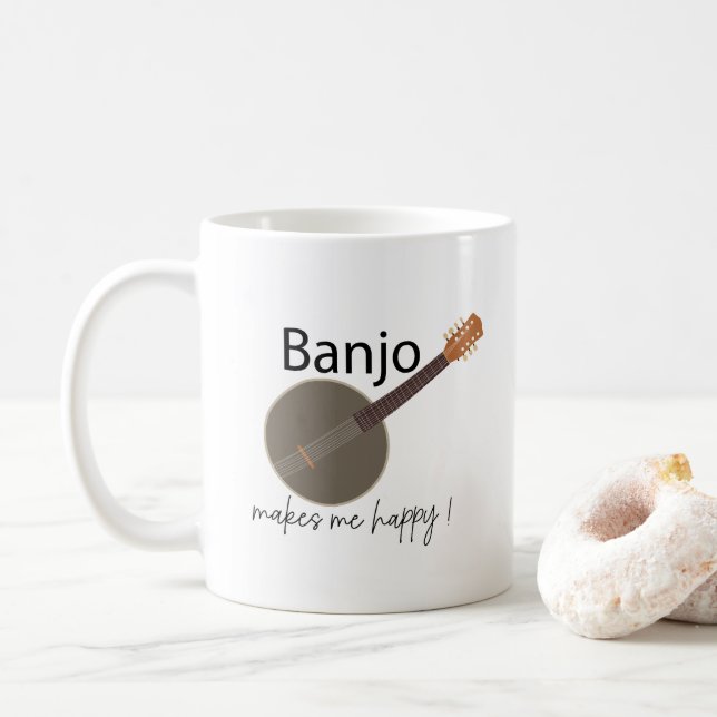 Mug Banjo Me Rend Heureux (Avec donut)