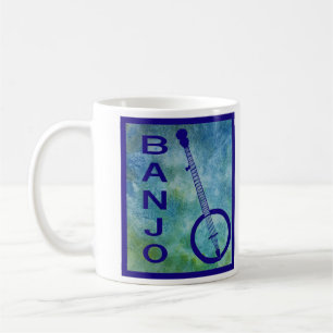 Mug Banjo sur le bleu