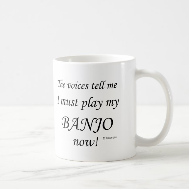 Mug Banjo Voices dit qu'il faut jouer (Droite)