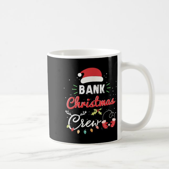 Mug Bank Christmas Crew Funny Banker Matching  (Droite)