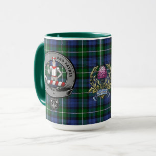 Mug Bannerman Clan Badge & Tartan