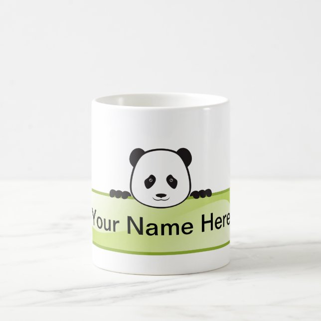 Mug Bannière de panda (Centre)