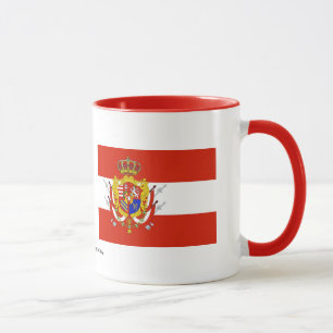 Mug Bannière rouge blanc Grand-Duché de Toscane