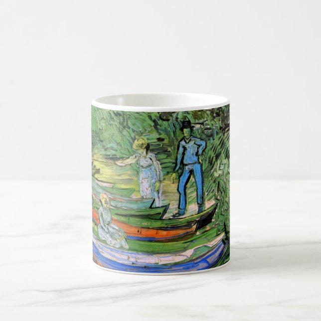 Mug Banque de l'Oise à Auvers par Vincent van Gogh (Centre)