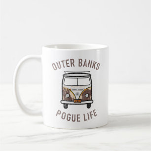 Mug Banques extérieures OBX Van Pogue Life Brown Vinta