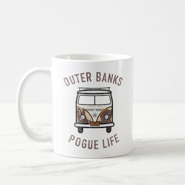 Mug Banques extérieures OBX Van Pogue Life Brown Vinta (Gauche)