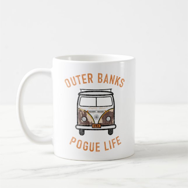 Mug Banques extérieures OBX Van Pogue Life Orange Vint (Gauche)