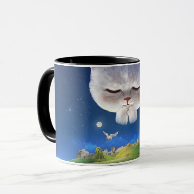 Mug Bao Bao : Rêve de ciel nocturne étoilé (Devant gauche)