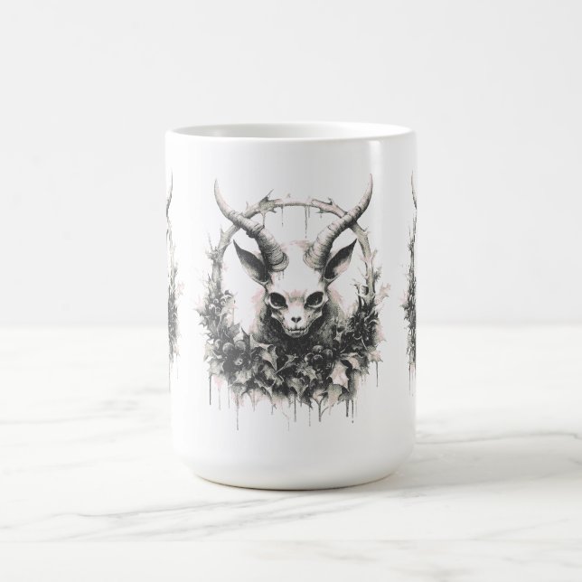 Mug Baphomet occulte gothique bébé (Centre)