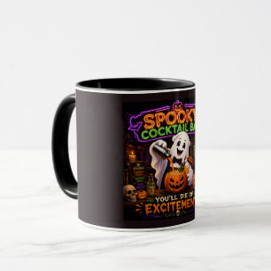 Mug Bar à cocktails effrayant Halloween Fantôme