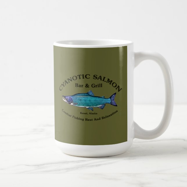Mug Bar et Grill Saumon Cyanotique (Droite)