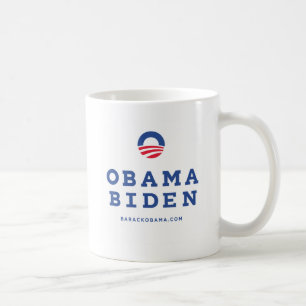 Mug Barack Obama Biden 2012 avec le logo de "O"