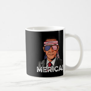 Mug Barack Obama Chemise Drapeau Américain Sungles Usa