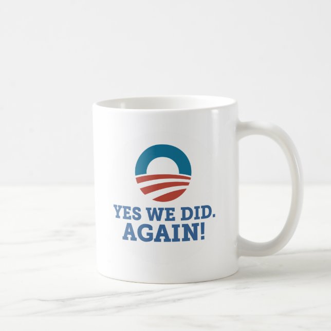 Mug Barack Obama oui nous avons fait encore (le blanc) (Droite)
