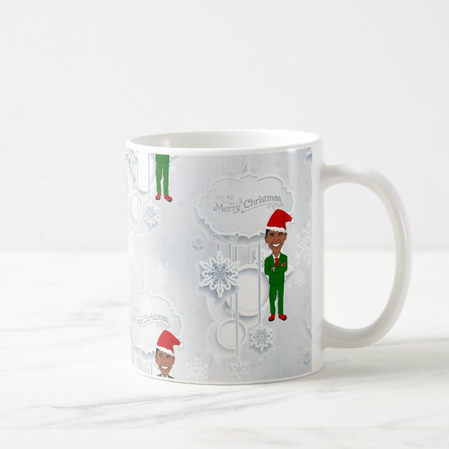Mug barack obama père Noël (Droite)