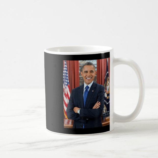 Mug Barack Obama Photo 44ème Président Potus Patriotic (Droite)