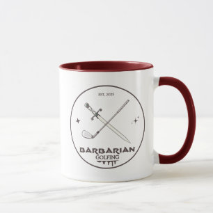 Mug Barbarian Golfing