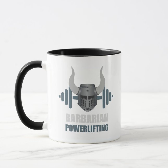 Mug Barbarian Warrior Powerlifting Workout (Gauche)