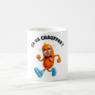 Mug Barbecue avec saucisse : Ça va chauffer !