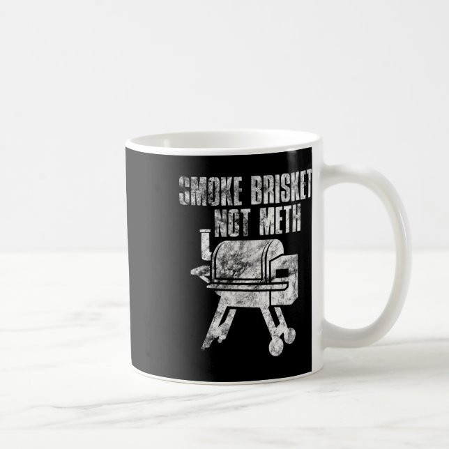 Mug Barbecue Barbeque Grill Grill Funny Fumée Brisket  (Droite)