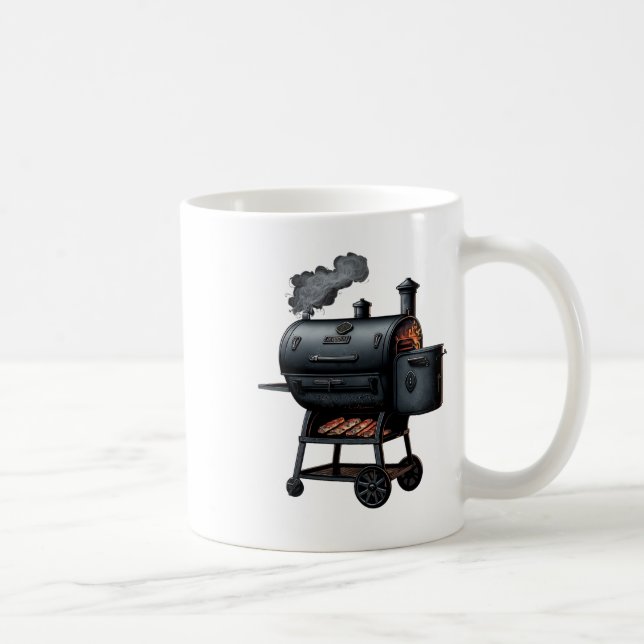 Mug Barbecue Grills Contreséquent Fumeur Byrbeque Gril (Droite)