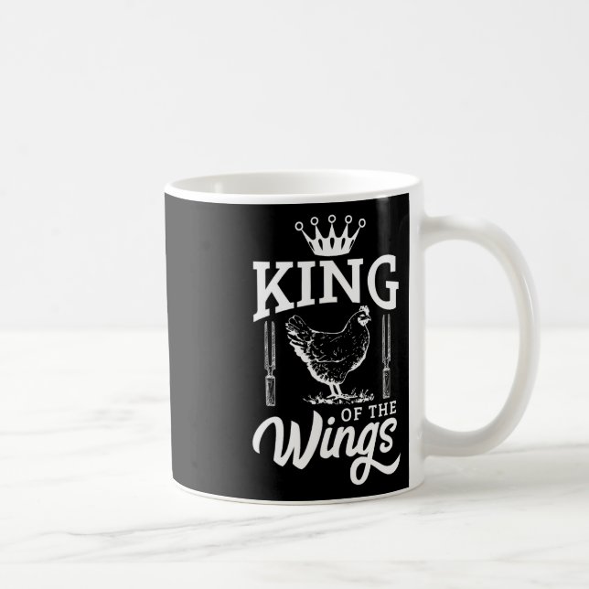 Mug Barbecue Roi Des Ailes Drôle Poulet Barbecue (Droite)