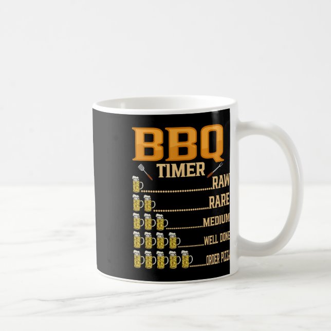 Mug Barbecue Timer Rare Rare Moyen Bien Fait Grill Ama (Droite)
