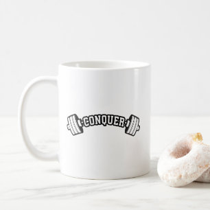 Mug Barbell, CONQUER - Gymnase d'haltérophilie