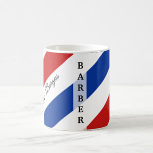 Mug Barber Shop Pole Coiffeur Moderne