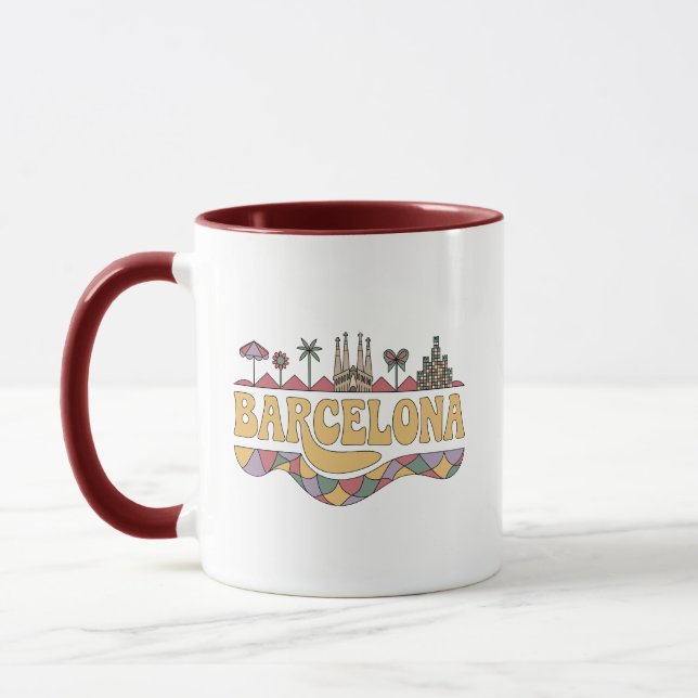 Mug Barcelone Espagne Europe (Gauche)