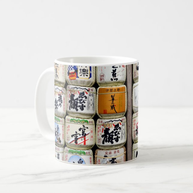 Mug Barils de saké japonais (Devant gauche)