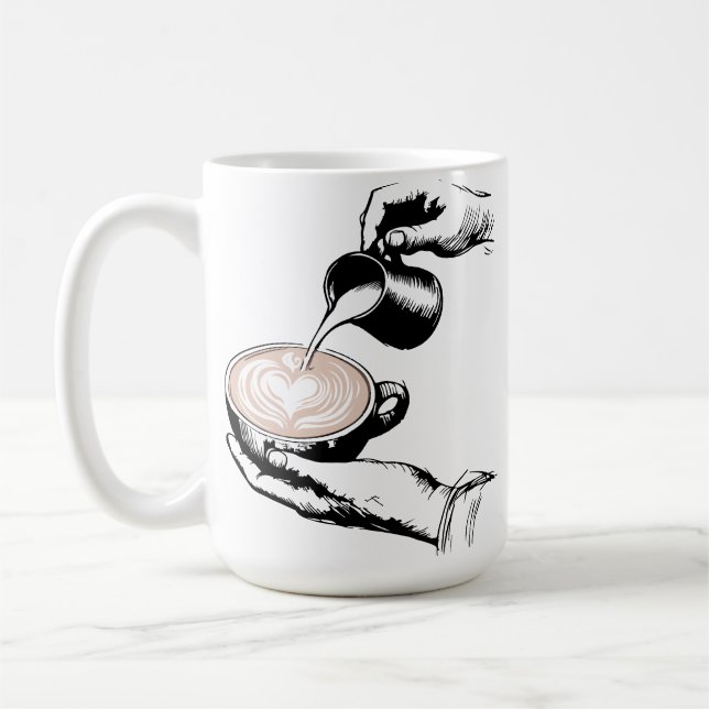 Mug Barista en latte (Gauche)