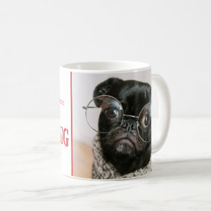 Mug Bark Humbug Funny Christmas Dog Photo personnalisé