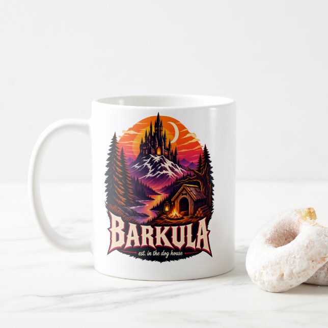 Mug Barkula Est. Dans La Maison De Chien Parent Chien  (Avec donut)
