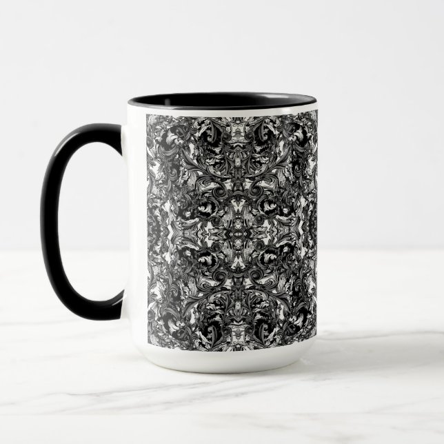 MUG BAROQUE BAROQUE NOIR ET BLANC (Gauche)