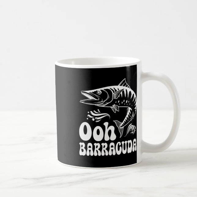 Mug Barracuda drôle de pêche pour les amateurs de musi (Droite)