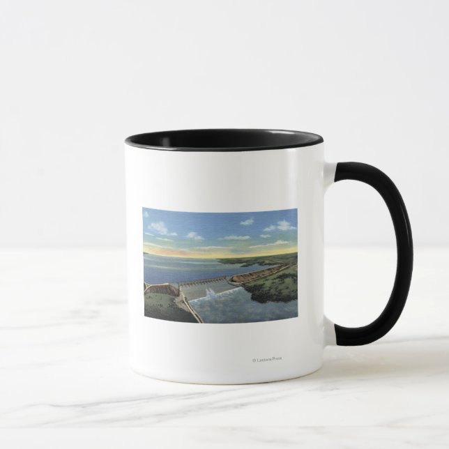 Mug Barrage John Martin (Caddoa) sur la rivière Arkans (Droite)