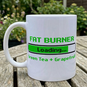 Mug Barre de chargement Humour Fitness Thé vert Pample