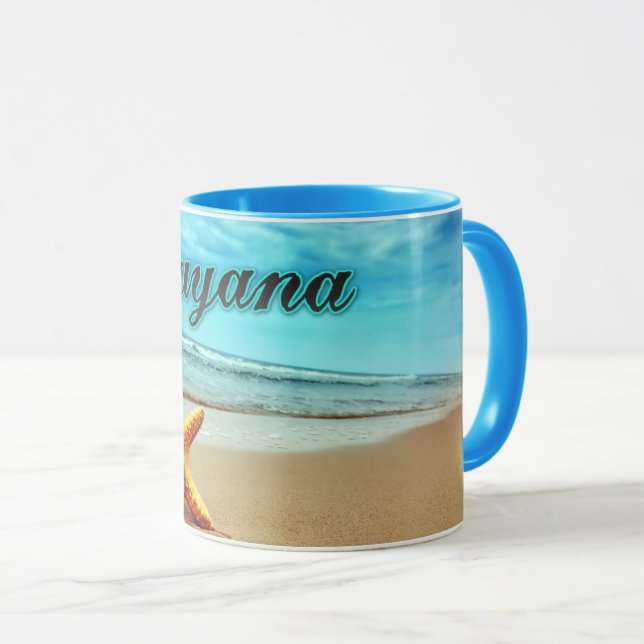 Mug Barre de Guyane (Devant droit)