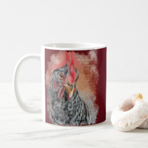 Mug Barred Rock Hen