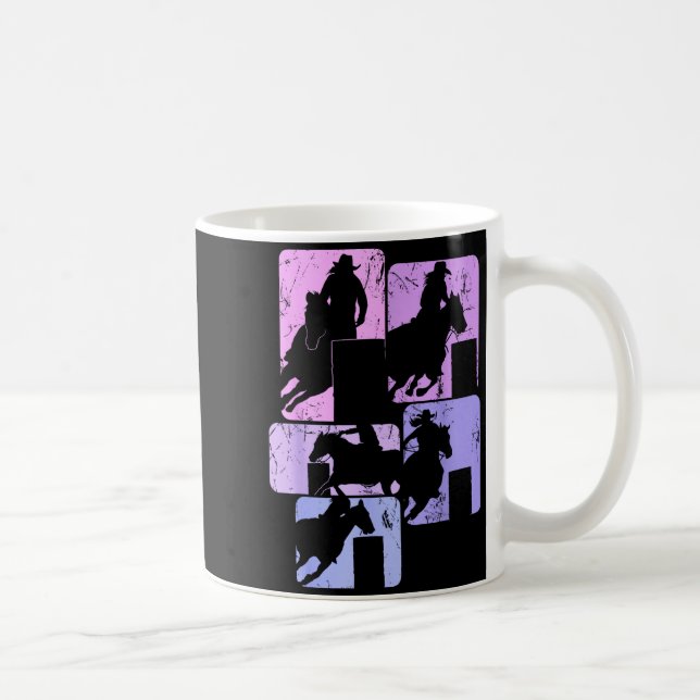 Mug Barrel Racing Horse Barrel Racer Rodeo Cowgirl Wom (Droite)