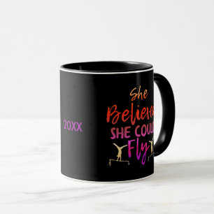 Mug Barres asymétriques de gymnastique - Elle croyait 