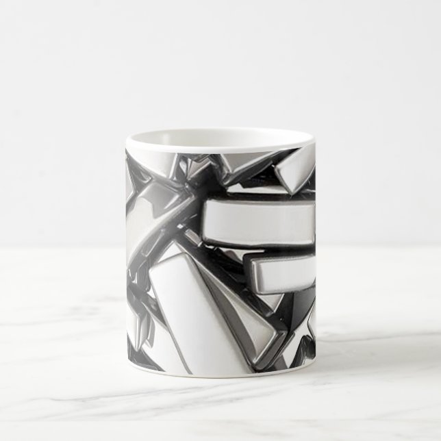 Mug Barres en argent vierges (Centre)