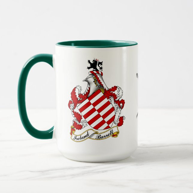 Mug Barrett Manteau irlandais Personnalisé (Gauche)