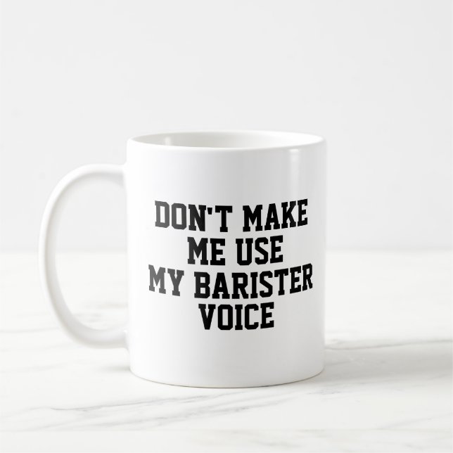 Mug Barrister Personnalisé (Gauche)
