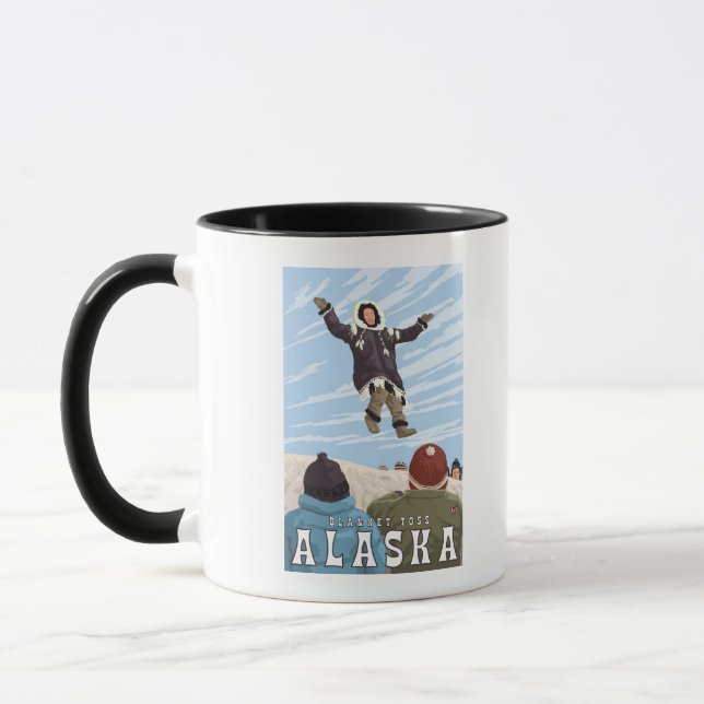 Mug Barrow, Alaska Blanket Toss Vintage voyage (Gauche)