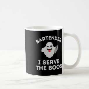 Mug Bartender Halloween Chemise Bartender Ghost I Sert