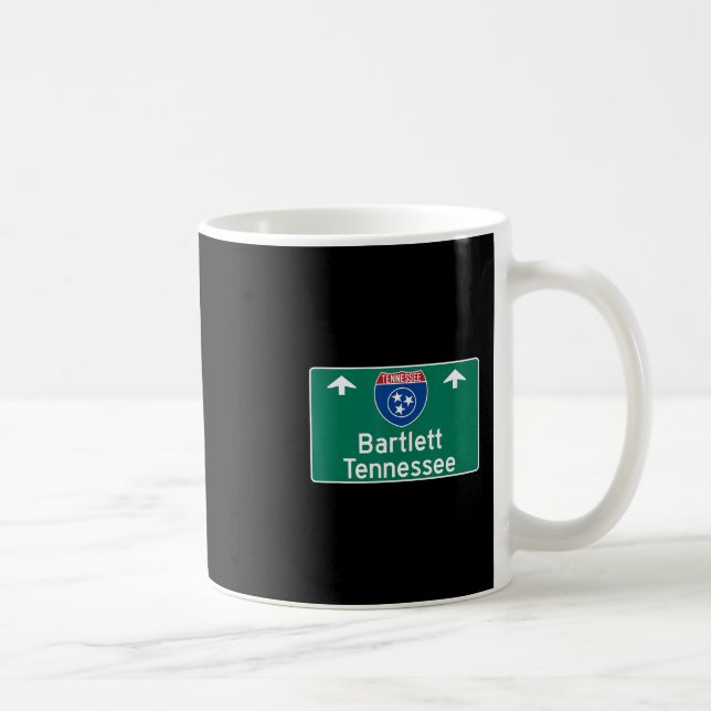 Mug Bartlett Tennessee Autoroute Interstate Vacances S (Droite)
