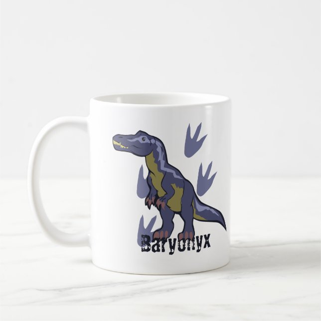 Mug Baryonyx bleu (Gauche)