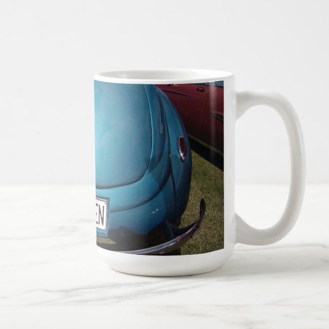 Mug Bas BLEUE Kruzen classique voiture large (Droite)